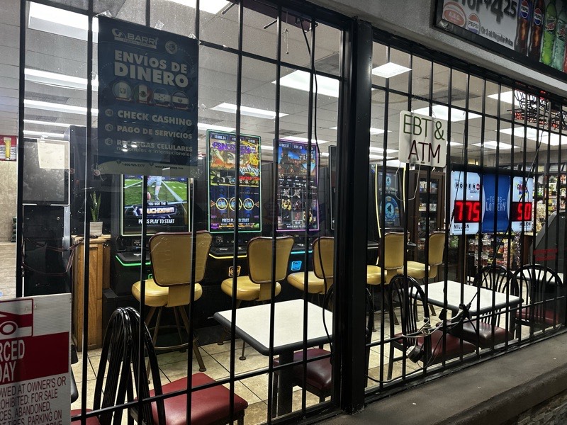 Skill game machines installed in a Washington DC convenience store